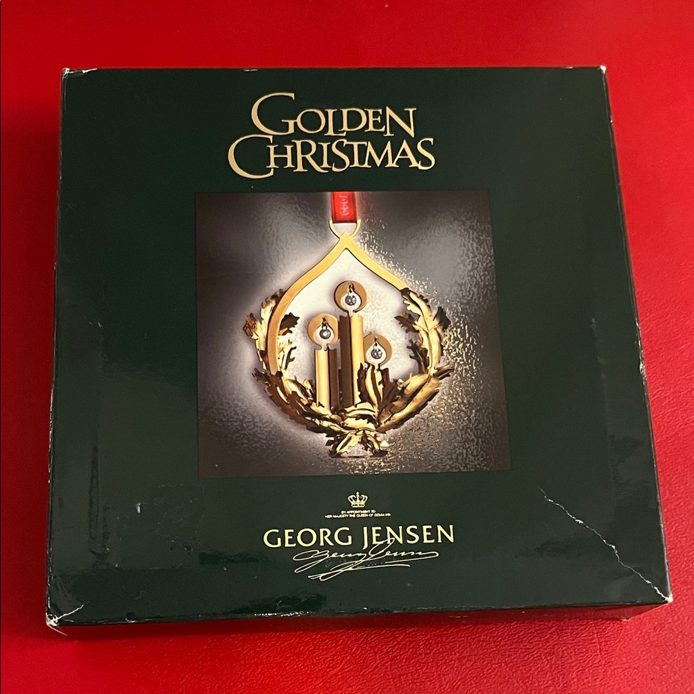 1999 Christmas Mobile Candles 24 Carat Gold Plated GEORG JENSE